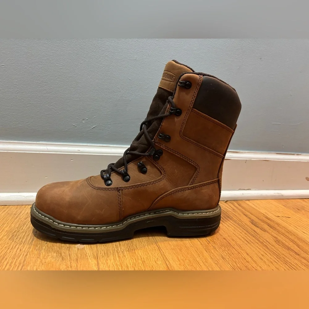 Wolverine Men's Waterproof Marauder 8-Inch Boot W/Steel‎ Toe Contour Welt Sz 8EW